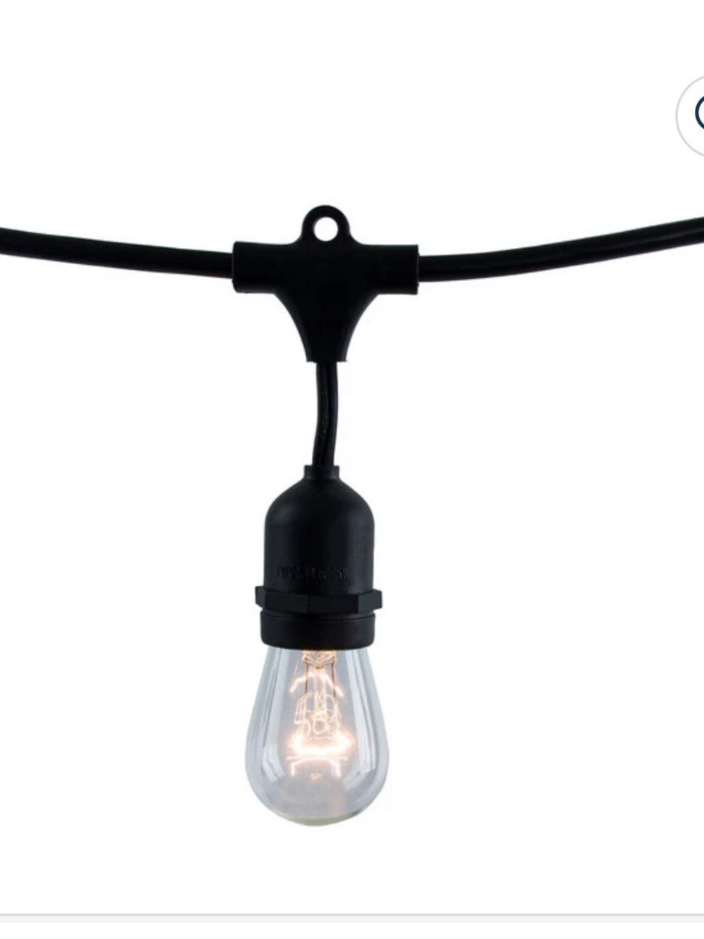 LED Outdoor String Light Kit - Warm White
